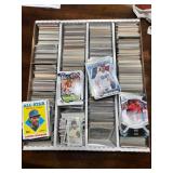 Four Row Box of Sports Cards, Mixed Sports, Years, Brands and Players