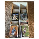 Two Row Box of Sports Cards, Mostly Rookie Cards and Star Cards, Mixed Sports, Variety of Years, Brands and Players