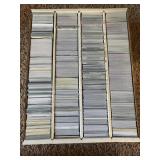 Four Row Box of "Shiny" Sports Cards, Chrome, Refractors, and More Mixed Sports