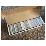 Box of Baseball Cards, Single Box Featuring Mix of Years, Brands and Players