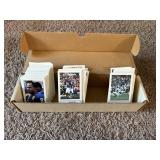 Box of Minnesota Vikings WCCO Football Cards
