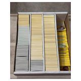 Large Box of Baseball Cards Featuring 1991 Fleer and 1991 Fleer Ultra Partially Complete Sets