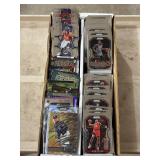 Box of Sports Cards From a Mix of Different Sports, Years and Brands