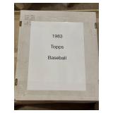 Large Box of all Topps 1983 Baseball Cards, Thousands of Cards