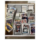 Large Box of Football Cards, Mostly Sleeved Protected Cards, Lots of Roookies