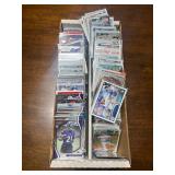 Box of Rookie Football and Baseball Cards, Different Years, Brands and Players