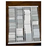 Large Box of Sleeved Football Rookie Cards, Newer Cards, Big NFL Lot