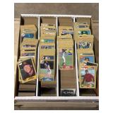 Large Box of 1987 Topps Baseball Cards, MLB Collectible Trading Cards
