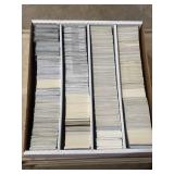 Large Box of Baseball and Hockey Cards, Thousands of Cards from 1990