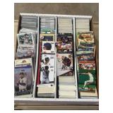 Large Box of Baseball and Hockey Cards, Thousands of Cards from 1990