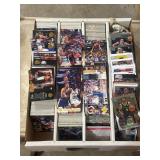 Large Box of Basketball and Hockey Cards, Thousands of Cards, Lots of Newer Cards