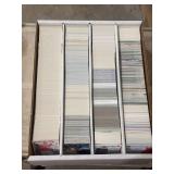 Large Box of Basketball and Hockey Cards, 1990
