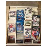 Large Box of Basketball and Hockey Cards, 1990