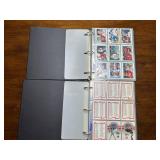 1990 Fleer Baseball Cards, Two Binder Books One American League and One National League