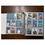 1990 and 1991 Bowman Baseball Cards Binder