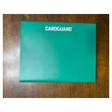 Green CardGuard Trading Card Binder With Black Sleeves Built in