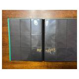 Green CardGuard Trading Card Binder With Black Sleeves Built in