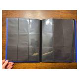 Blue CardGuard Binder for Sports Cards and Trading Cards, Black Sleeves Included Inside