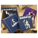 Box of Eight Sports Card Binders, Variety of Colors and Styles, No Plastic Sleeves Included