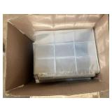 Box of Sports Card Binder Plastic Sleeves/Pages to Hold Sports Cards