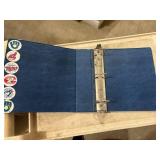 Blue Sports Card Binder for Sports Cards and Trading Cards