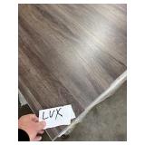 1,200 SF of HD Brushed Oak LVP Waterproof - 6.5" x 48" - Smokehouse  LVX Lighter in Person