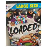 CO 5 - 4 Boxes Cinnamon Toast Crunch Loaded Cereal Vanilla Creme 13oz Large Size