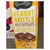 WA 3 - Darrell Lea Peanut Brittle Milk Chocolate, 17 x 160g Bars, Bulk Lot