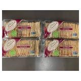 WA 2 - La Panzanella Multigrain Croccantini Crackers - 4 Packs, 6 oz Each (Best by 03/2025)