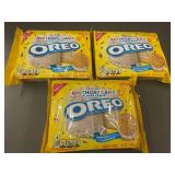 GA 1 - Oreo Birthday Cake Flavor Creme Cookies, 3 Packs, 10.68 oz Each, Exp 08/2025