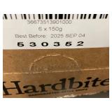 Case of Hardbite Apple Cider Vinegar Potato Chips, 6 x 150g, Best By 2025-09-04