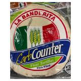 La Banderita Carb Counter Whole Wheat Flour Tortillas, 6 Packs, Exp 08/07/25