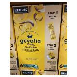 Bulk Lot Gevalia Chai Spice Flavored Latte Keurig K-Cup Pods 6-Count Boxes
