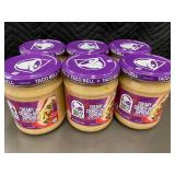 UT 5 - Taco Bell Creamy Crunch-Dip Supreme Cravings Dip, 6 x 15 oz Jars (Best By 06/2025)
