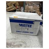 MUSTEE Utilatub 20 in. x 24 in. Structural Thermoplastic Wall-Mount Utility Tub in White