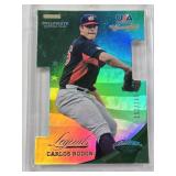 Paul DeJong 2021 Topps Heritage Refractor 128/572, Carlos Rodon 2013 Panini USA Baseball Champions Numbered 152/199, Alejandro Kirk Rookie 2021 Topps Heritage Refractor 459/572, Carlos Rodon 2015 Topp