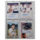 Ricky Tyler Thomas 2017 Panini Stars & Stripes Auto Numbered 83/499, Ricky Tyler Thomas 2017 Panini Stars & Stripes Auto Patch Numbered 123/299, Touki Toussaint 2019 Topps Auto, Travis Wade Swaggerty 