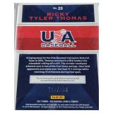 Ricky Tyler Thomas 2017 Panini Stars & Stripes Auto Numbered 83/499, Ricky Tyler Thomas 2017 Panini Stars & Stripes Auto Patch Numbered 123/299, Touki Toussaint 2019 Topps Auto, Travis Wade Swaggerty 