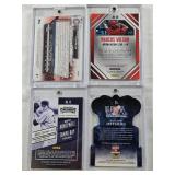 Marcus Wilson 2014 Panini Draft Picks Prospect Auto 90/199, Daulton Jefferies 2015 Panini Collegiate National Team Auto Crown Royale Die Cut 52/99, Tyson Miller 2017 Topps Bowman Chrome Auto, Brent Ho