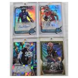Kennedy Brooks 2022 Bowman Chrome Prospect Auto, Arik Gilbert 2022 1st Bowman Chrome Prospect Auto 16/50, Zach Evans 2022 1st Bowman Chrome Prospect Auto, Clelin Ferrell 2019 Panini Prizm Sensational 