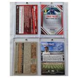 Chase Vallot 2014 Panini Prizm Prospect Signatures Auto Numbered 45/199, Raimel Tapia 2017 Topps Stadium Club Auto, Magneuris Sierra 2017 Topps Chrome Auto, Freddy Valdez 2021 Topps Heritage Minors Au