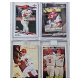 Shohei Ohtani 2019 Topps Now, Albert Pujols and Mike Trout 2016 Topps Heritage Halos Heroes, Shohei Ohtani 2022 Topps Opening Day Bomb Squad, Mike Trout 2015 Panini Diamond Kings