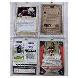 Martin Emerson 2022 Onyx Vintage Auto, John Ross III 2017 Panini Prizm Auto Numbered 05/25, Abe Lucas 2022 Sage Artistry Auto, Garret Wallow 2021 Panini Contenders College Ticket Auto