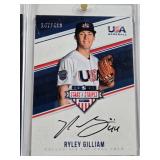 Ryley Gilliam 2018 Panini Stars & Stripes Auto 147/499, Brooks Gosswein 2022 Panini Prizm Signing Sessions Auto, Jackson Rutledge 2020 Topps Heritage Minor League Auto, Antonio Gomez 2021 Topps Herita