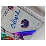 Bryan Edwards 2020 Panini Legacy Rookie Auto, DaeSean Hamilton 2018 Panini Origins Auto Patch, Jamaal Charles 2024 Topps Chrome Black Auto, Tanner Vallejo 2017 Panini Elite Draft Picks Auto Numbered 4