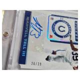 Lynn Bowden Jr. Rookie 2020 Panini Chronicles Auto 09/60, Tommy Togiai Rookie 2021 Panini Prizm Draft Picks Auto, Marvell Tell III 2019 Panini Contenders Rookie Auto 26/39, Carlton Davis Rookie 2018 P