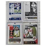 Lynn Bowden Jr. Rookie 2020 Panini Chronicles Auto 09/60, Tommy Togiai Rookie 2021 Panini Prizm Draft Picks Auto, Marvell Tell III 2019 Panini Contenders Rookie Auto 26/39, Carlton Davis Rookie 2018 P