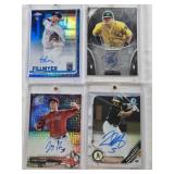 Ryan Healy 2013 Bowman Sterling Auto, Jameson Hannah 2019 Bowman Chrome Auto, Heath Fillmyer Rookie 2019 Topps Chrome Auto Numbered 41/150, Jason Groome 2017 Bowman Chrome Auto
