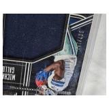 Brian Robinson Jr. 2022 Panini Prizm Rookie Patch, Alshon Jeffery 2012 Bowman Sterling Jumbo Rookie Relic, Chase Brown 2023 Panini Rookie Sweaters Patch, Michael Gallup 2018 Panini Mammoth Material Nu