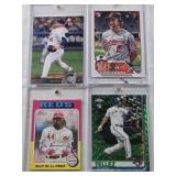 Gunnar Henderson Rookie 2023 Topps Update Series, Rowdy Tellez Rookie 2019 Topps Chrome Refractor Numbered 65/99, Jon Rauch 2010 Upper Deck, Elly De La Cruz Rookie Topps Heritage